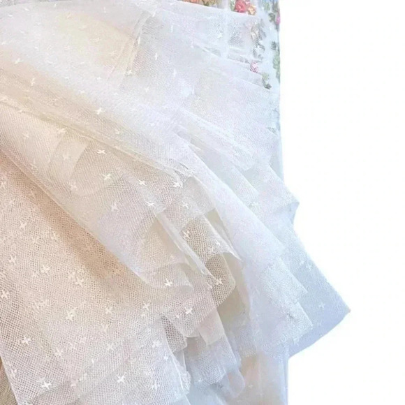 NWT Anthropologie BHLDN Needle & Thread Elsie Cami Floral Maxi Dress Size 14 - Picture 11 of 13